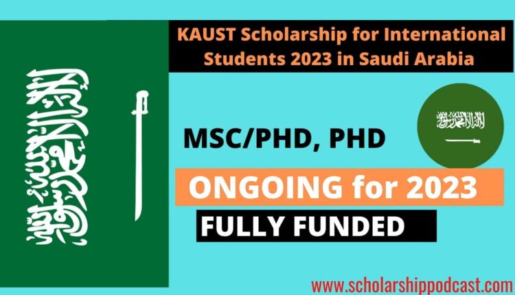 KAUST SCHOLARSHIP-2023