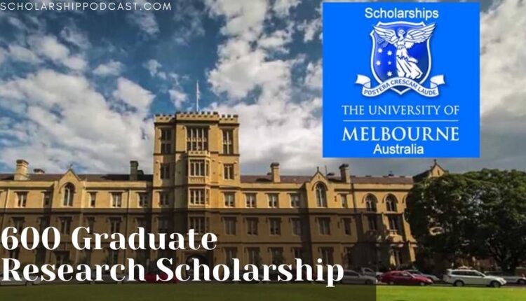 Graduate research scholarship in university of melbourne-2023